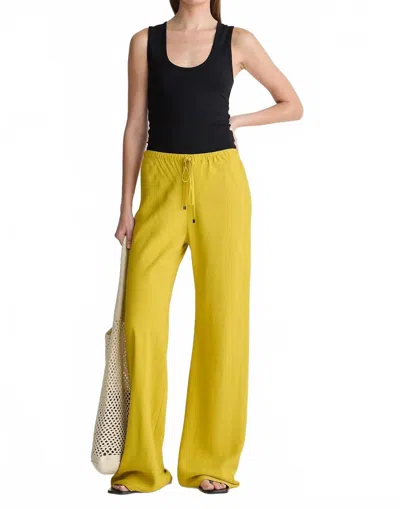 Apiece Apart Inka Bias Pant In Golden Rod In Yellow