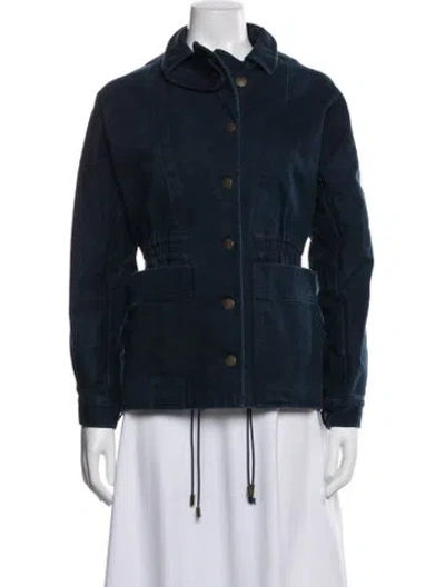 Pre-owned Apiece Apart Jacket In Blue