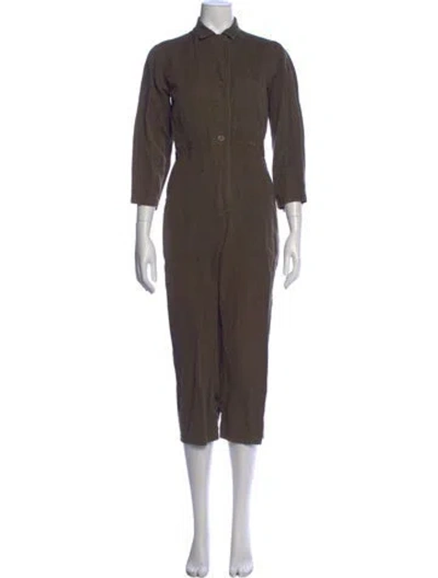 Pre-owned Apiece Apart Jumpsuit In Brown