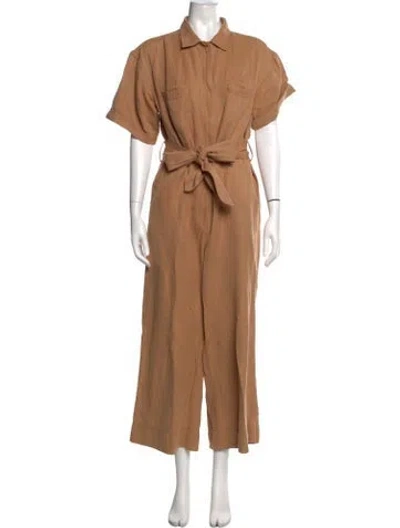 Pre-owned Apiece Apart Jumpsuit In Brown
