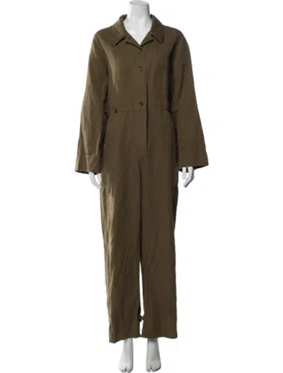 Pre-owned Apiece Apart Jumpsuit In Green