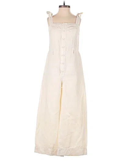 Pre-owned Apiece Apart Jumpsuit In Ivory