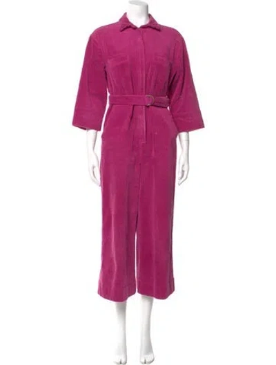 Pre-owned Apiece Apart Jumpsuit In Purple