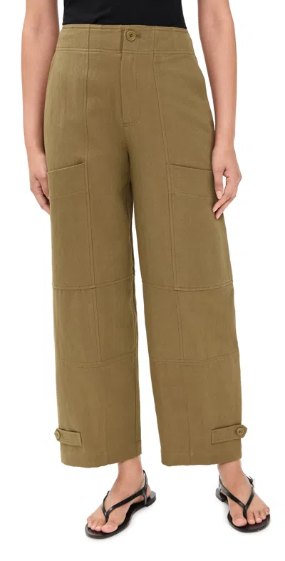 Apiece Apart Juna Cargo Pants Tobacco In Brown