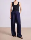 Apiece Apart Kari Pull On Pant In Midnight In Blue