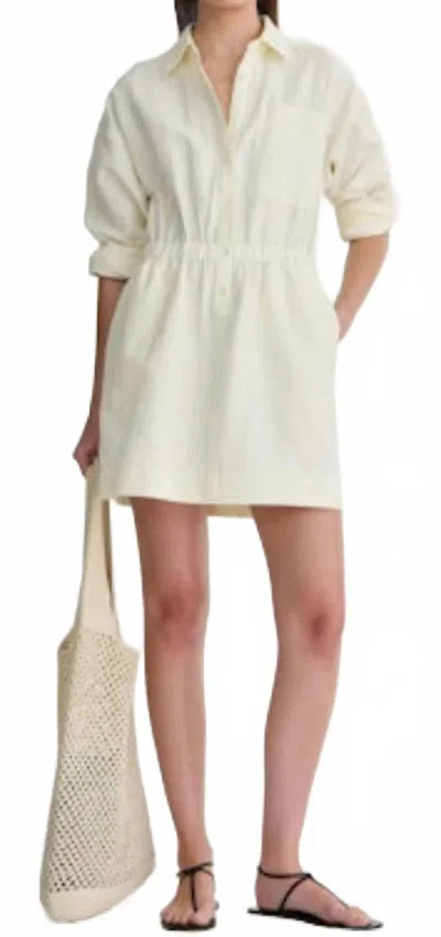 Apiece Apart Kora Mini Dress In Cream In White