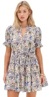 Apiece Apart Las Almas Dress Batik Floral Cream