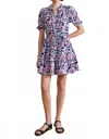 Apiece Apart Las Alturas Mini Dress In La Vid Batik Rosa In Multi