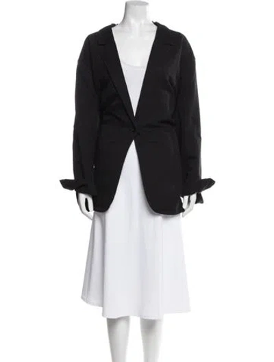 Pre-owned Apiece Apart Linen Evening Jacket W/ Tags In Black