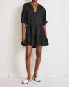 Apiece Apart Mini Mitte Dress In Black