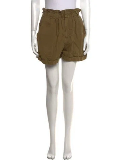 Pre-owned Apiece Apart Linen Mini Shorts In Gray