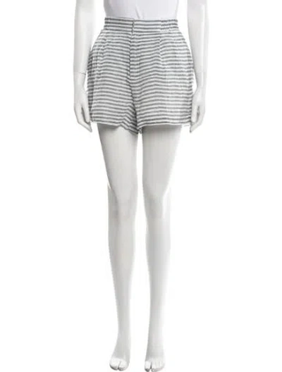 Pre-owned Apiece Apart Linen Mini Shorts In Multi