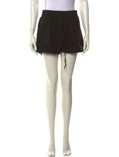 Pre-owned Apiece Apart Linen Mini Shorts In Neutral