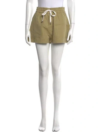 Pre-owned Apiece Apart Linen Mini Shorts W/ Tags In Green
