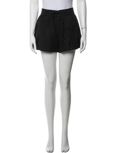 Pre-owned Apiece Apart Linen Mini Shorts In White