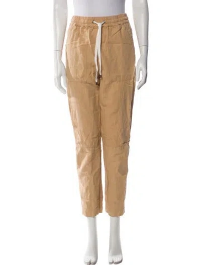 Pre-owned Apiece Apart Linen Straight Leg Pants In Neutral