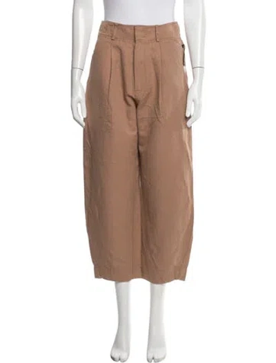 Pre-owned Apiece Apart Linen Wide Leg Pants W/ Tags In Neutrals