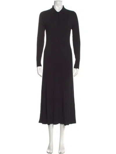 Pre-owned Apiece Apart Long Dress In Black