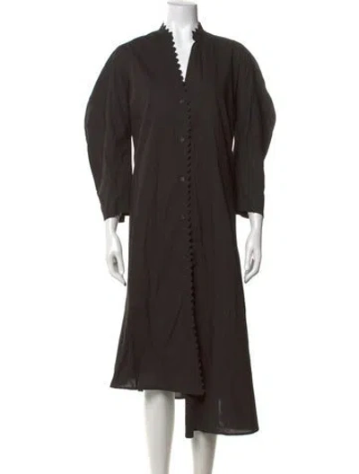 Pre-owned Apiece Apart Long Dress In Black