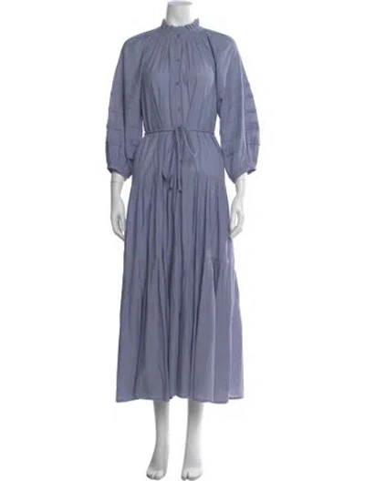 Pre-owned Apiece Apart Long Dress In Blue