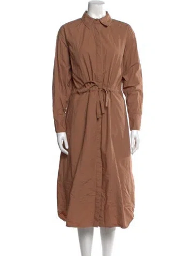 Pre-owned Apiece Apart Long Dress In Brown