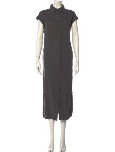 Pre-owned Apiece Apart Long Dress In Gray