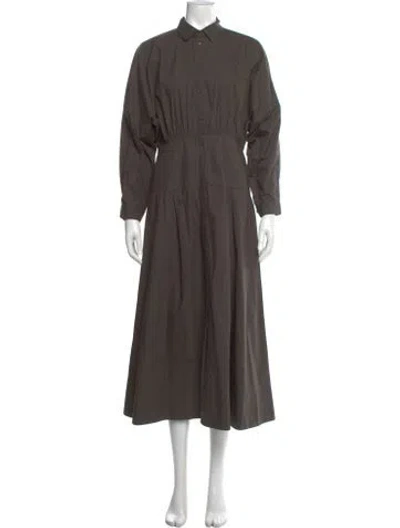 Pre-owned Apiece Apart Long Dress In Gray