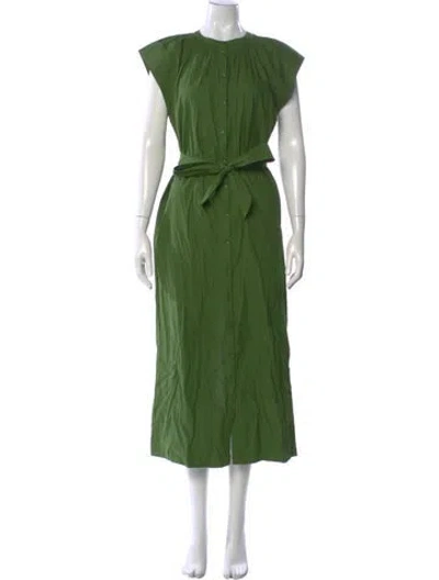 Pre-owned Apiece Apart Long Dress In Green
