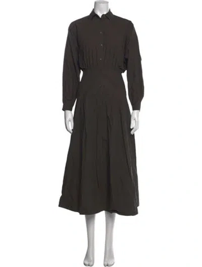 Pre-owned Apiece Apart Long Dress In Green