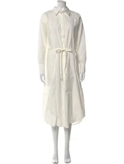 Pre-owned Apiece Apart Long Dress In Neutral