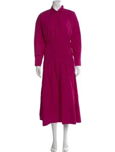 Pre-owned Apiece Apart Long Dress In Pink
