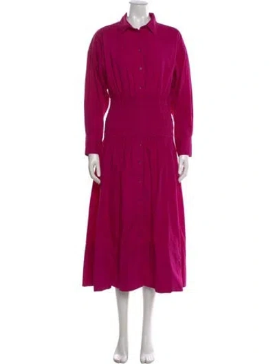 Pre-owned Apiece Apart Long Dress In Pink