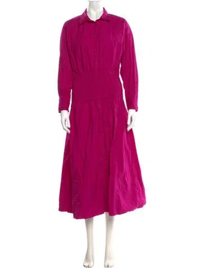 Pre-owned Apiece Apart Long Dress In Pink
