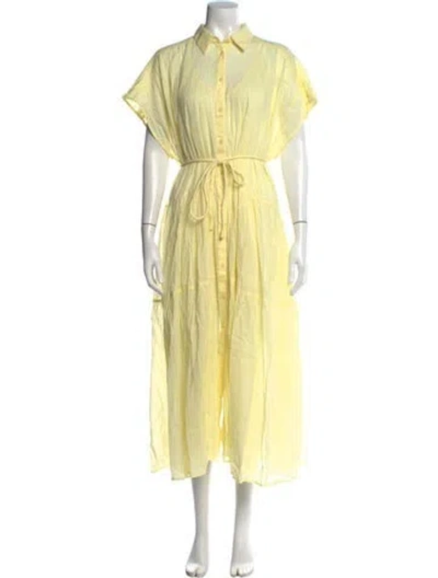 Pre-owned Apiece Apart Long Dress W/ Tags In Yellow