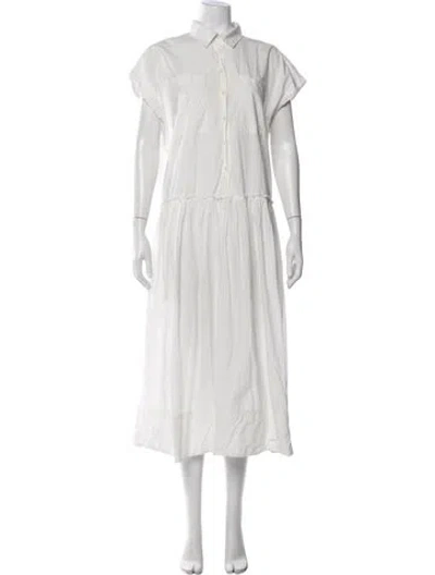 Pre-owned Apiece Apart Long Dress In White