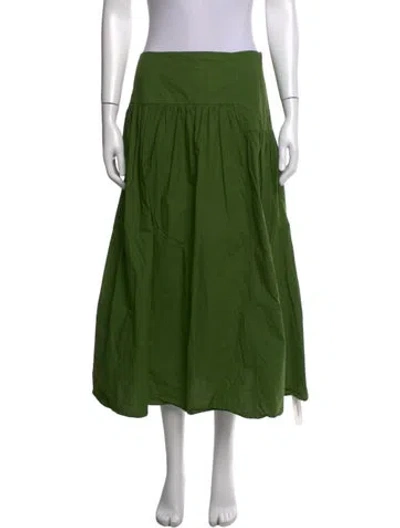Pre-owned Apiece Apart Long Skirt In Green
