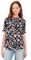 Apiece Apart Los Altos Top Garden Floral Midnight In Garden Floral Midnight