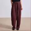 Apiece Apart Manu Drawstring Pant In Rosewood In Pink