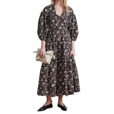 Apiece Apart Marias Dress In Multi In Black
