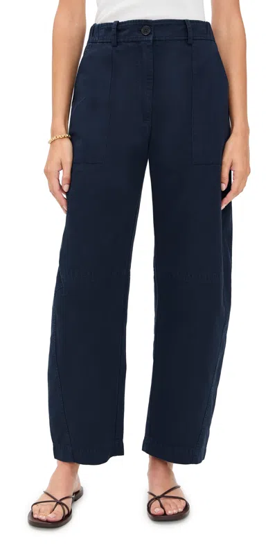 Apiece Apart Marina Chill Pants Navy In Blue