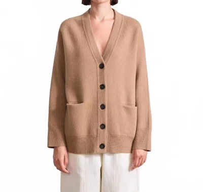 Apiece Apart Medina Wool Cardigan In Camel In Brown