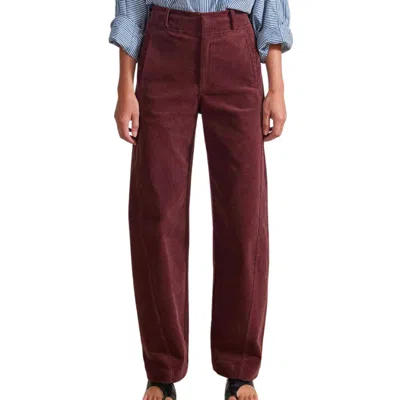 Apiece Apart Meridian Corduroy Pant In Chocolate In Brown