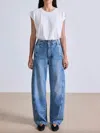 Apiece Apart Meridian Jean In Austin Wash In Multi