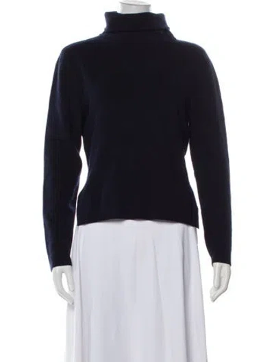 Pre-owned Apiece Apart Merino Wool Turtleneck Sweater In Black