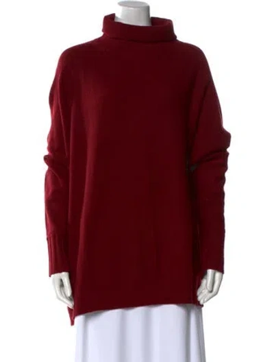 Pre-owned Apiece Apart Merino Wool Turtleneck Sweater W/ Tags In Red