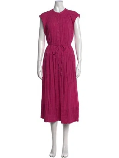Pre-owned Apiece Apart Midi Length Dress In Pink