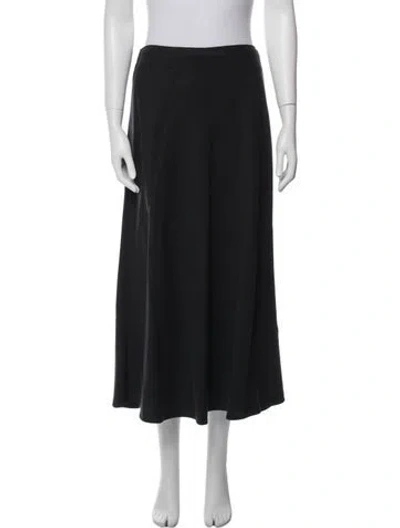 Pre-owned Apiece Apart Midi Length Skirt In Black