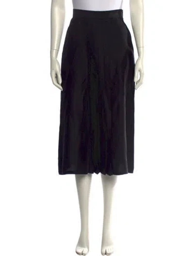 Pre-owned Apiece Apart Midi Length Skirt In Black
