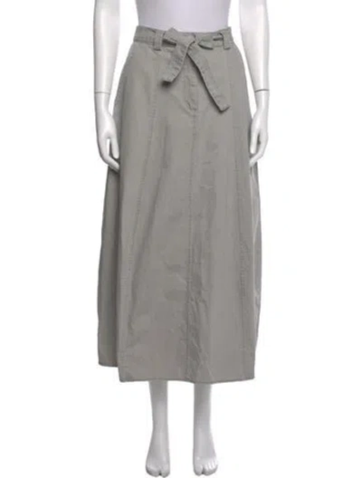 Pre-owned Apiece Apart Midi Length Skirt In Gray