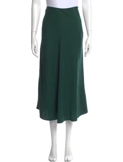 Pre-owned Apiece Apart Midi Length Skirt In Green